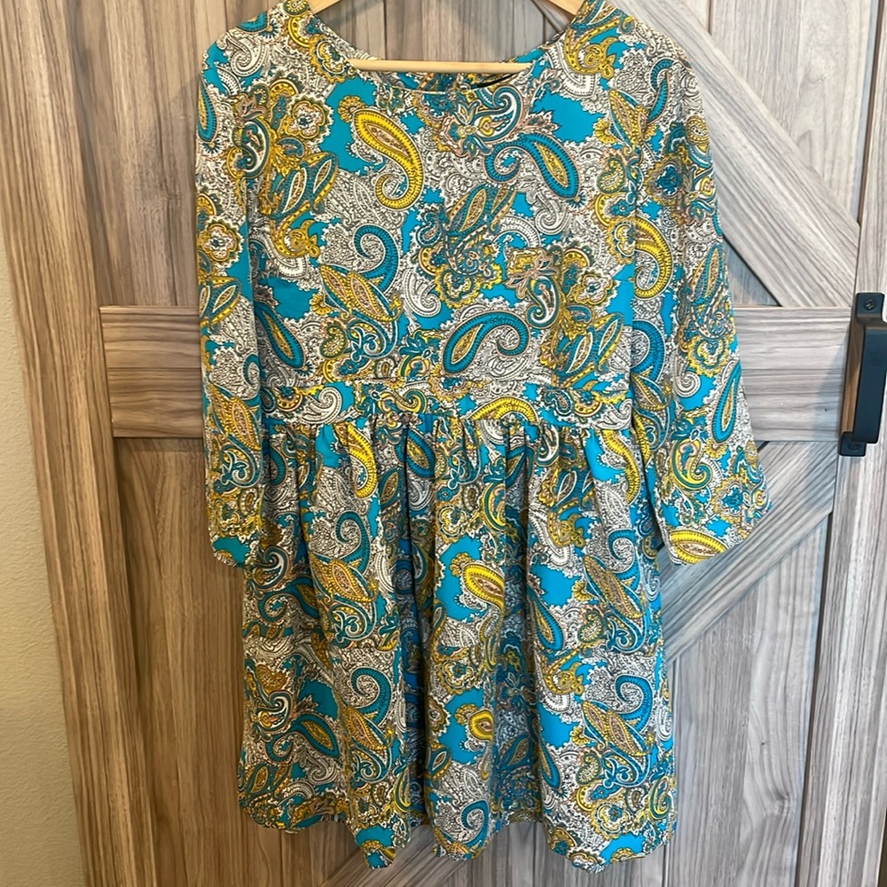 Women’s H&M Mod Mini Dress, New With Tags, size 14.